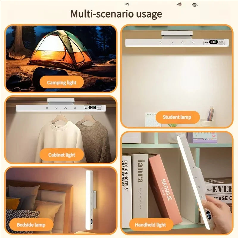 Lampe de bureau avec 3 et 5 intensités, Tactile et Rechargeable