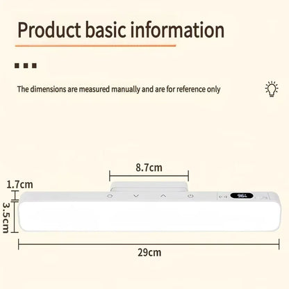 Lampe de bureau avec 3 et 5 intensités, Tactile et Rechargeable