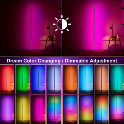 Lampe design salon Connectée RGB Musicale, multicolore