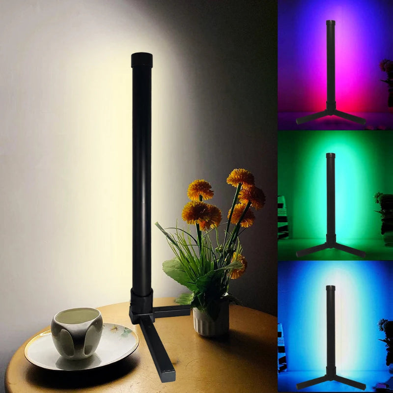 Lampe design salon Connectée RGB Musicale, multicolore