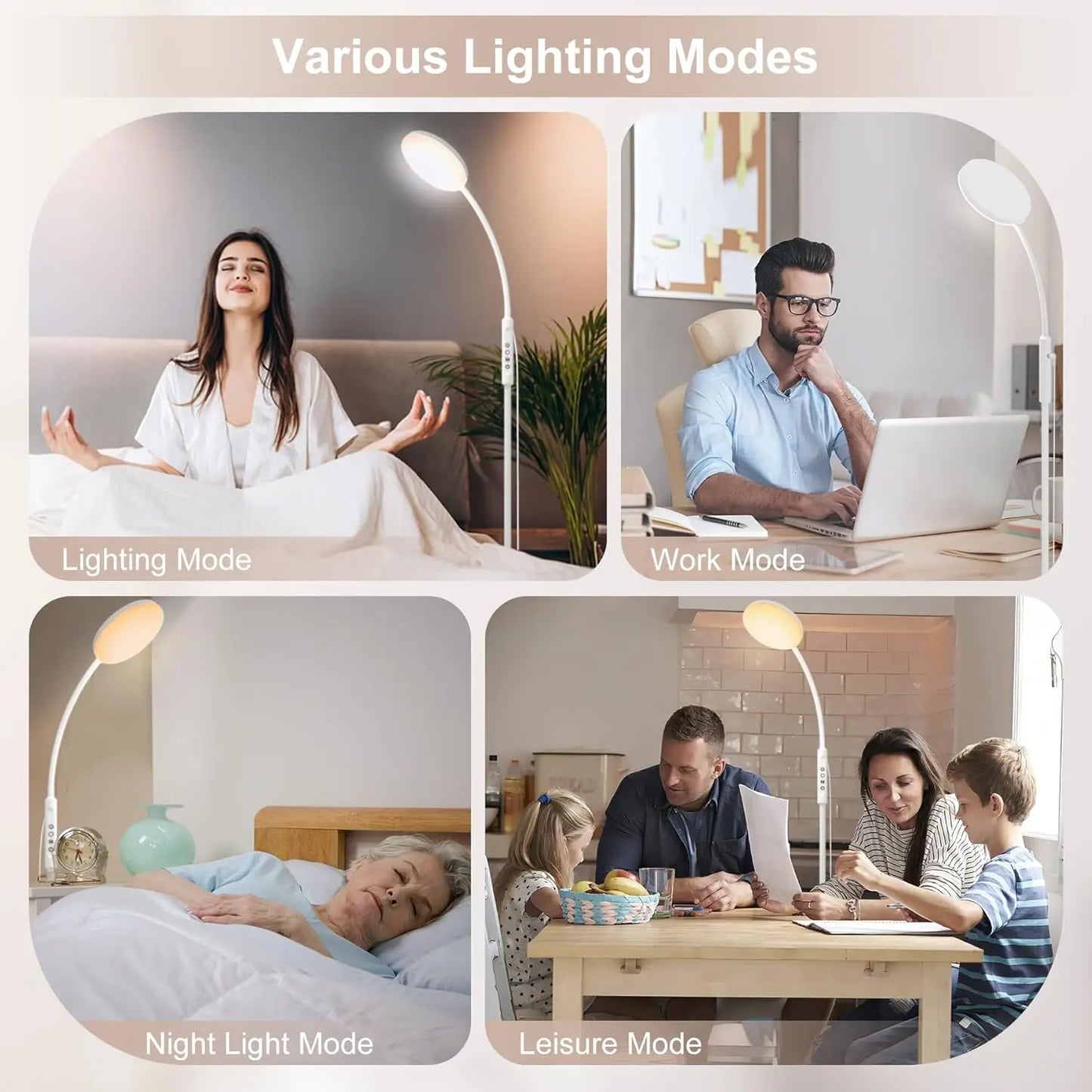 Lampe design salon LED réglable télécommandée