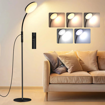 Lampe design salon LED réglable télécommandée