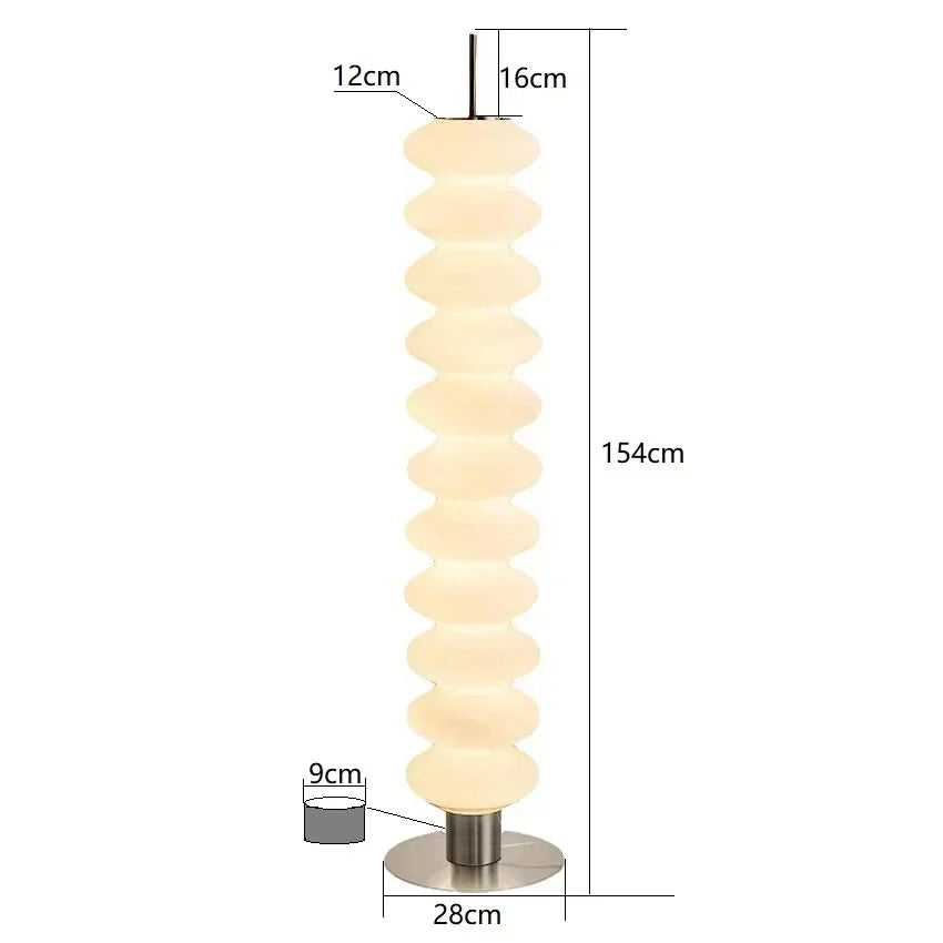 Lampadaire LED design danois en forme de gourde