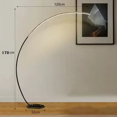dimension lampadaire nordique led modulable