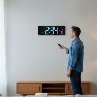 Horloge murale numérique