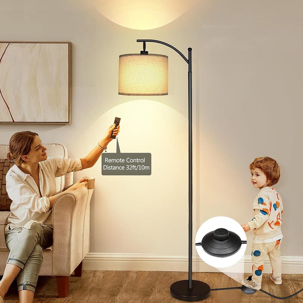 lampadaire led intelligent connecté wifi, rgb