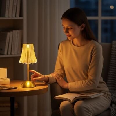 Lampe de table rechargeable