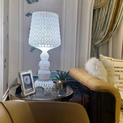 lampe de table verre de vin design italien kartell
