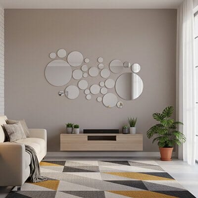 Miroir autocollant 