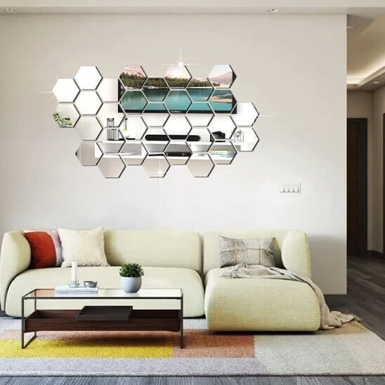 Miroir autocollant | DecoStyle - Mon Salon Cosy