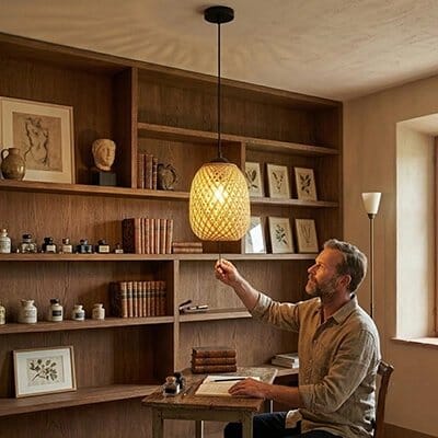 Suspension luminaire salon